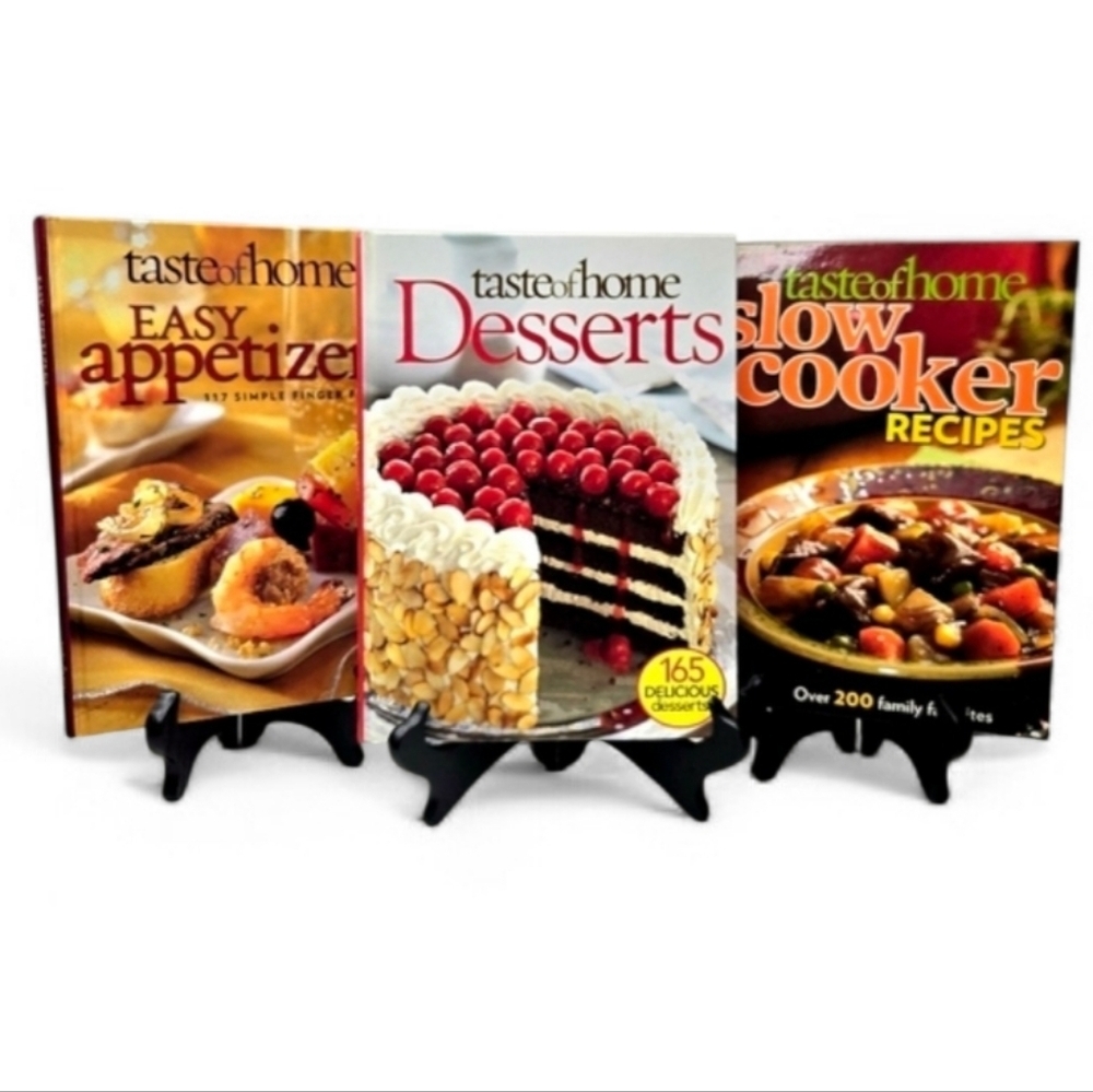 Taste Of Home, Set of Three Cookbooks. Hardback.